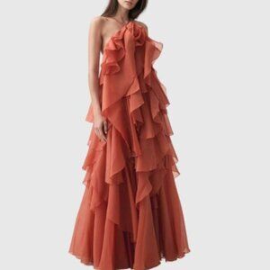 Aje Pandorea Layered Maxi Dress
